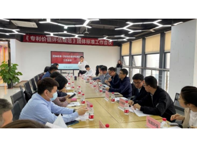 佛山发布首个专利价值度评估团体标准