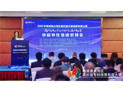 知识产权运营基金亮相湾高赛优秀成果转化对接会
