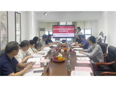 我司顺利召开陶莹新型材料公司两项项目科技成果评价会议